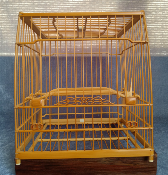【双面工】香草门花亮顶鸟笼 纯手工制作