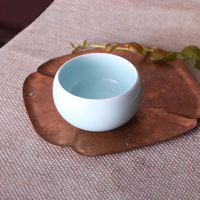 taihuyao/太湖窑 玉清鼓形 单杯 茶具 杯子高温还原焰气氛手工烧