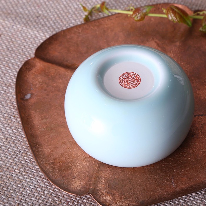 taihuyao/太湖窑 玉清鼓形 单杯 茶具 杯子高温还原焰气氛手工烧