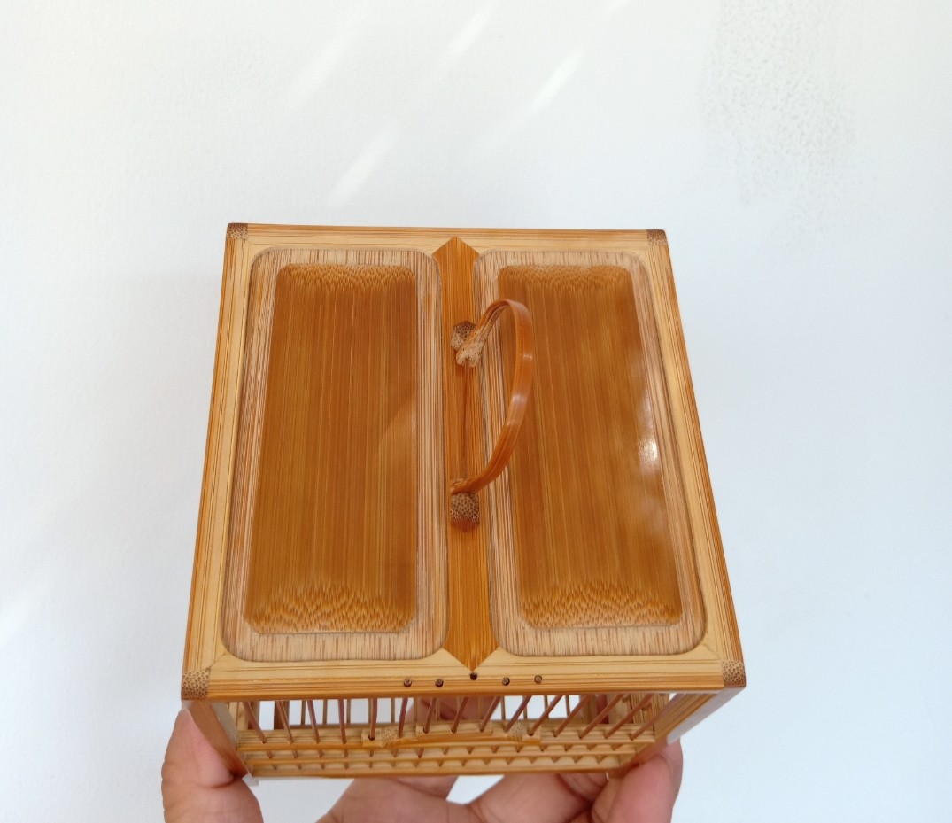 老竹尖榫蝈蝈笼
