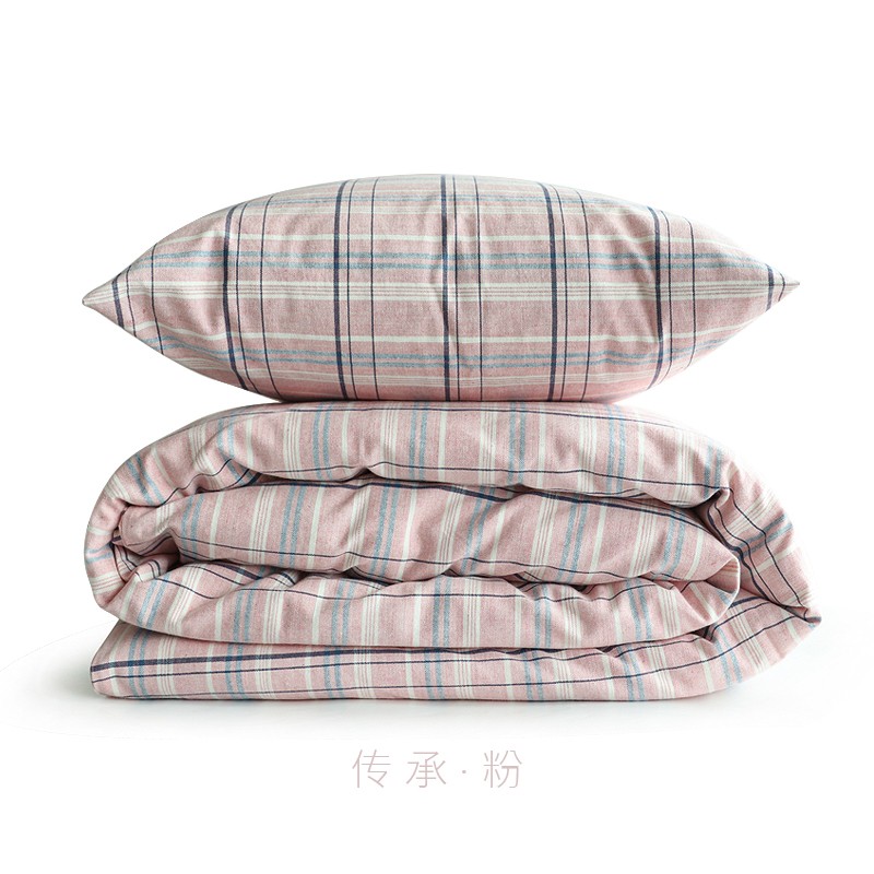 传承粉【1.5m / 1.8m床】四件套【搭配200x230被芯使用】