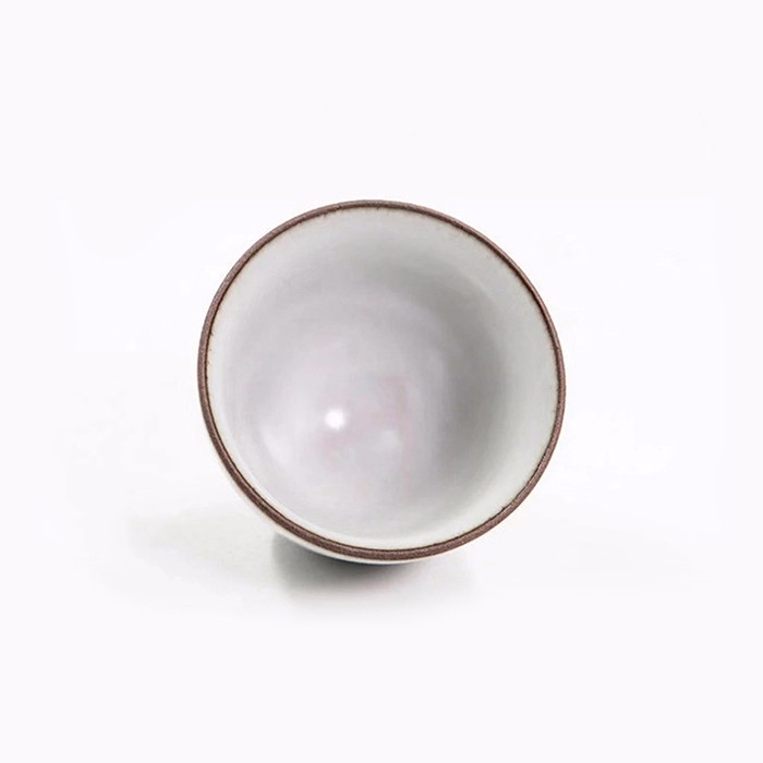 taihuyao/太湖窑 高雅白汝窑品茗杯 单杯 杯子 高温还原焰气氛烧