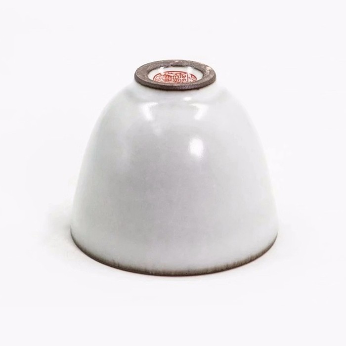 taihuyao/太湖窑 高雅白汝窑品茗杯 单杯 杯子 高温还原焰气氛烧