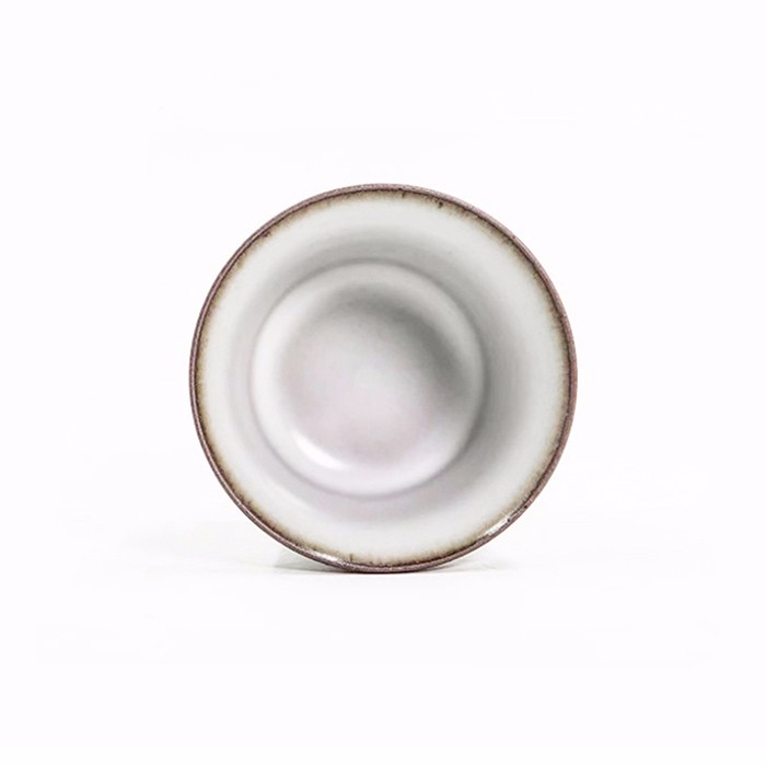 taihuyao/太湖窑 高雅白汝折腹杯 单杯 杯子 高温还原焰气氛烧