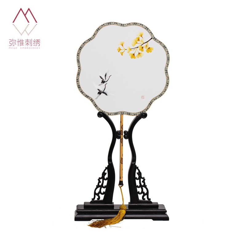 团扇《鹤归》