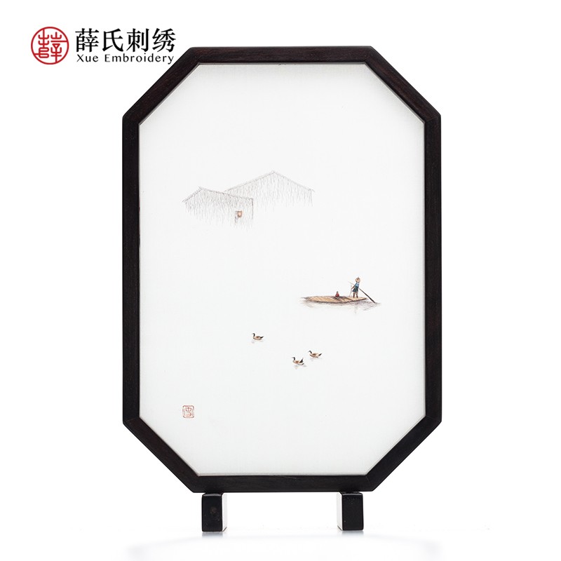 双面绣《江南水乡》
