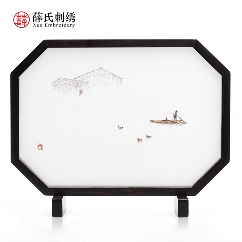 双面绣《江南水乡》