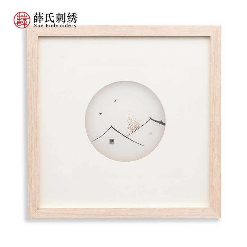 单面绣挂画