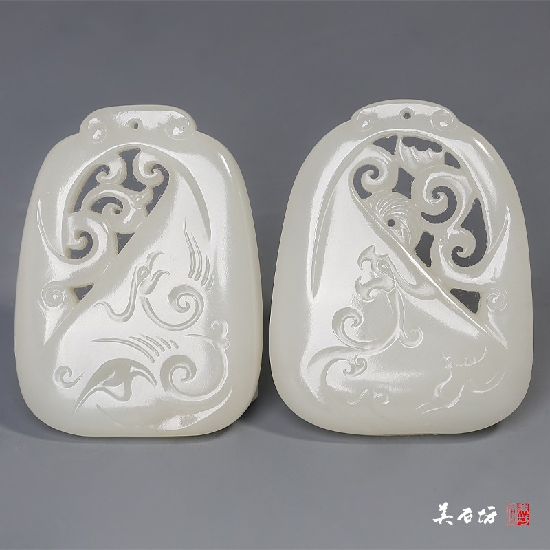 龙凤玉对牌系列·锦祥如意
