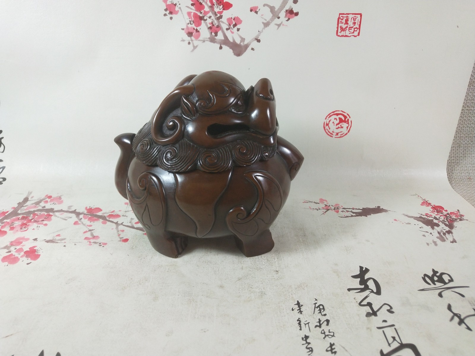 金全福铜炉-貔貅