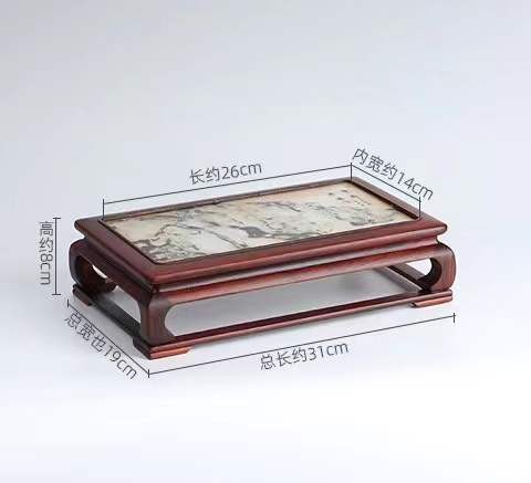 明式云石底座