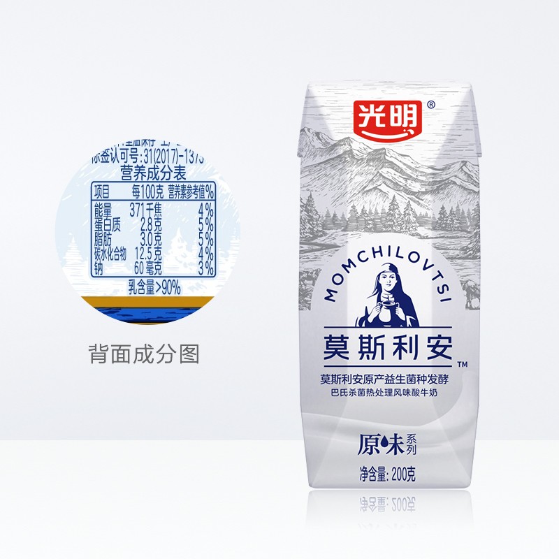 光明莫斯利安常温酸奶200ml*12