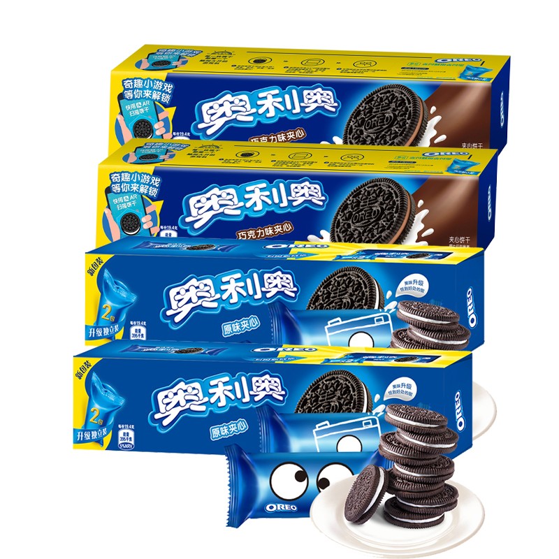 奥利奥夹心原味116g*2+巧克力味116g*2