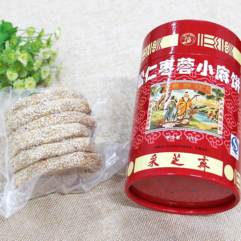 采芝斋松仁枣蓉麻饼300g