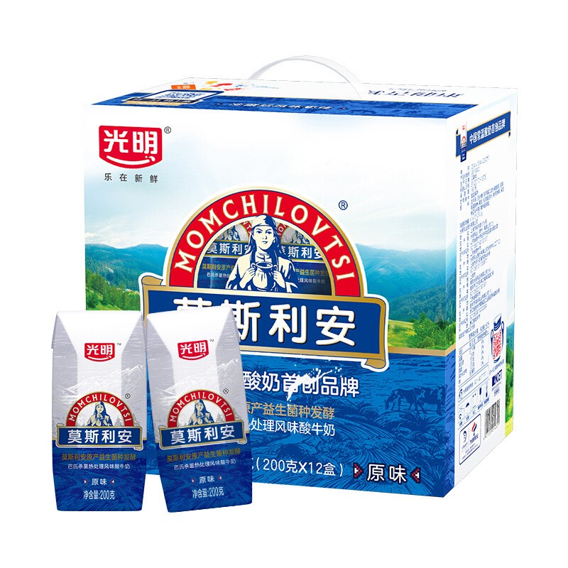 光明莫斯利安常温酸奶200ml*12