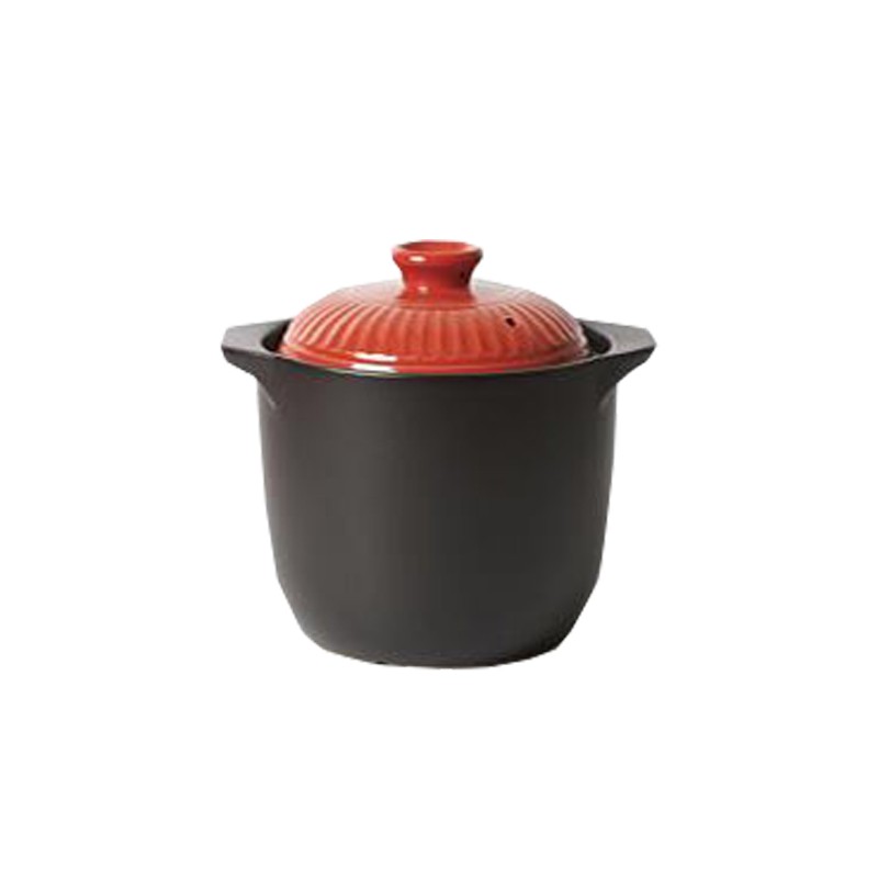 宜兴陶瓷研究所出口产品—炖煮煲汤专用陶瓷保温高汤锅3L