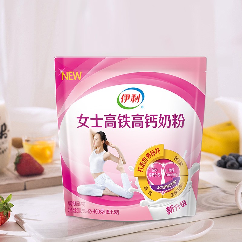 伊利女士高铁高钙奶粉(袋装)400g