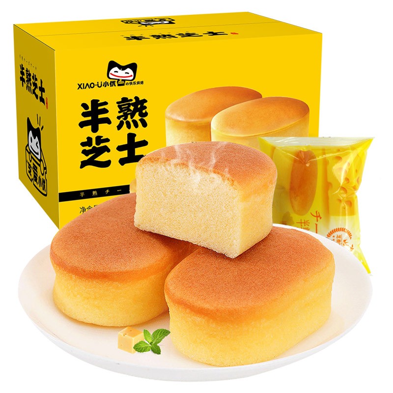 研品 小优半熟芝士小蛋糕400g/箱