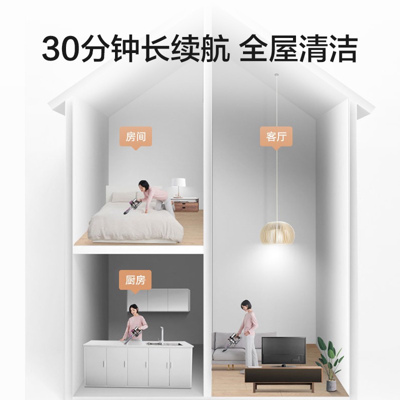 泊尔手持吸尘器 XC05S63C-X3