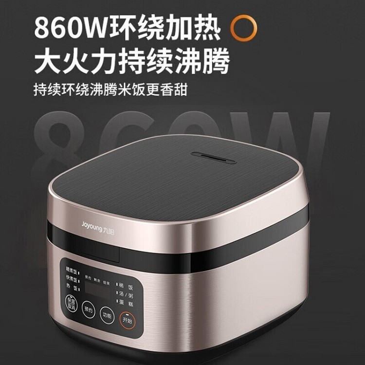 九阳大火力铜匠厚釜内胆4L电饭煲F40FY-F330