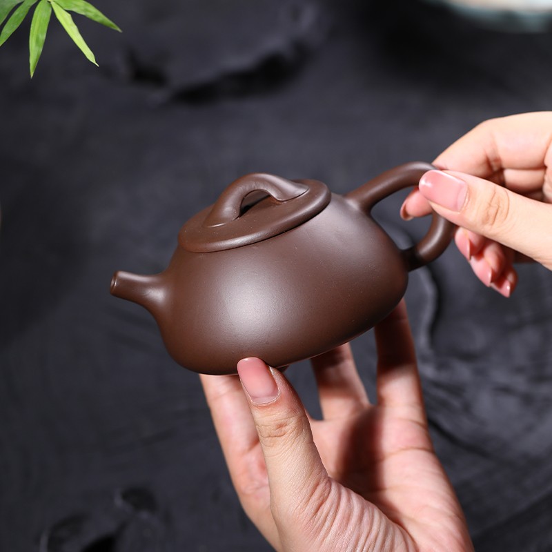 金镶玉守正紫砂石瓢茶具套装SZ23055369
