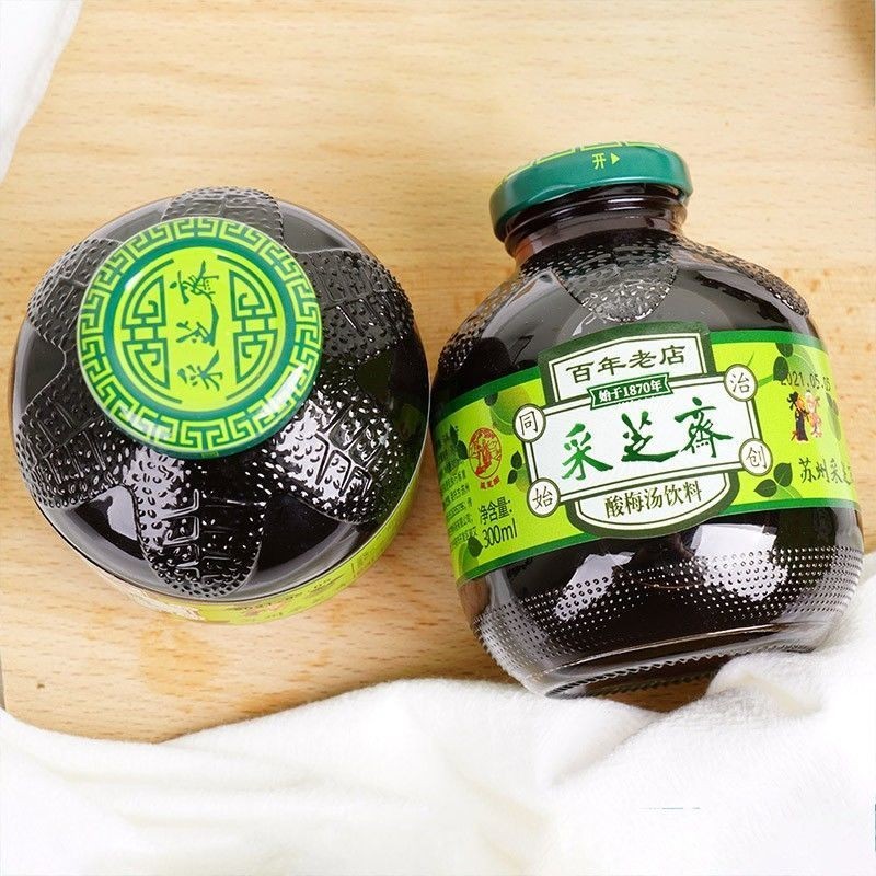 采芝斋酸梅汤饮料300ML*6瓶（直饮，非浓缩汁）【限发江浙沪皖地区】